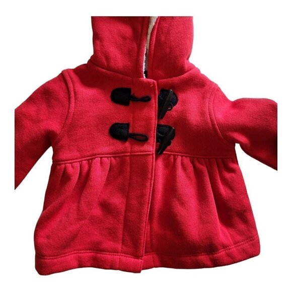 CARTERS Hooded Coat Baby Girl Size 3M - Picture 3 of 8
